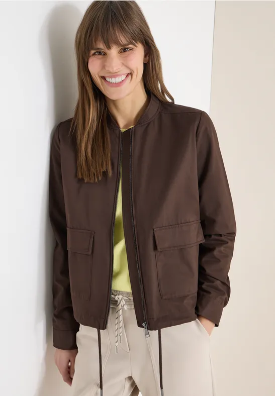 Kort jasje macchiato brown