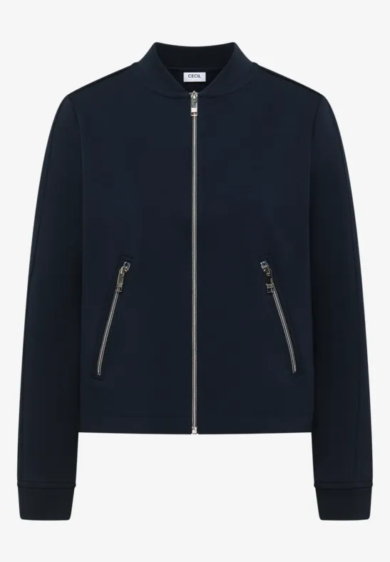 Blouson z lampasami universal blue