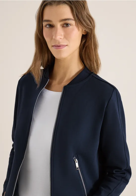 Blouson z lampasami universal blue