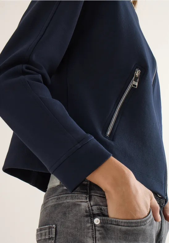 Blouson z lampasami universal blue