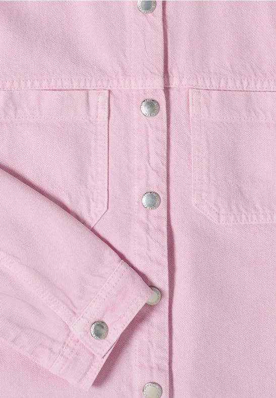 Jas met capuchon light blush rose