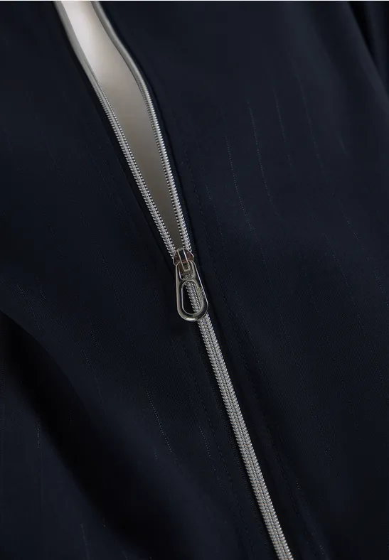 Blouson mit Glitzerstreifen universal blue