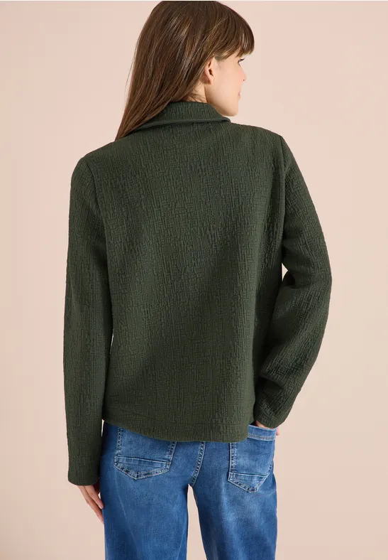 Survêtement avec poches poitrine et structure khaki