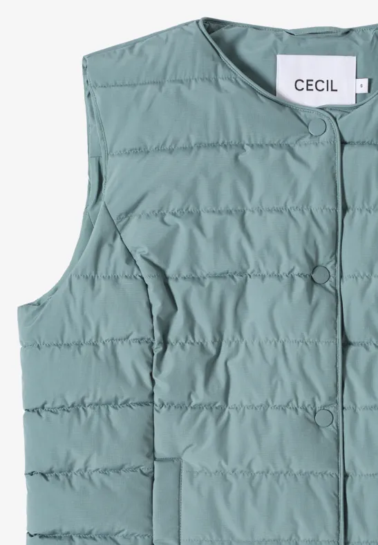 Vest om eronder te dragen ice hill green
