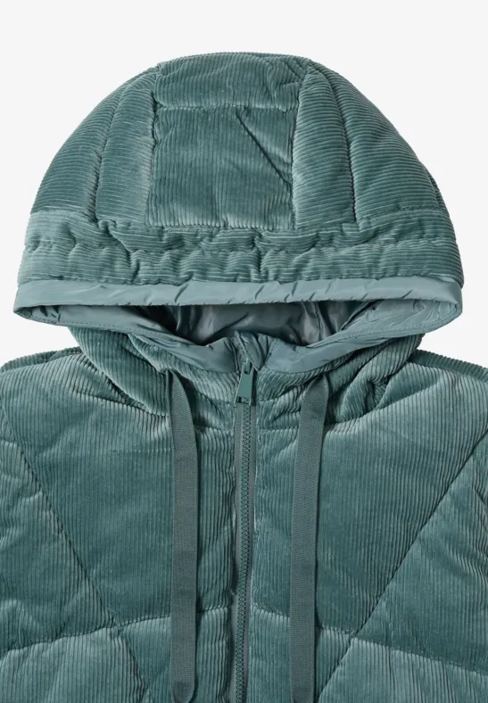 Cordmix Puffer Weste ice hill green