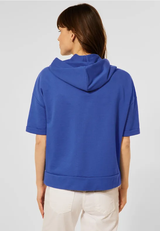 Rozpinana bluza z krótkim rękawem regatta blue