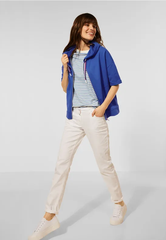 Rozpinana bluza z krótkim rękawem regatta blue