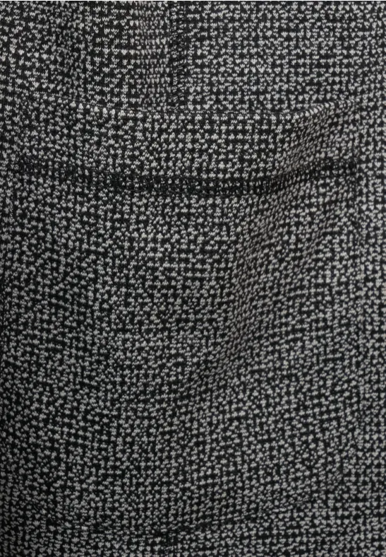 Jacquard Sweatblazer Black