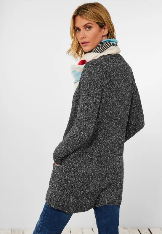 Bouclé cardigan Black