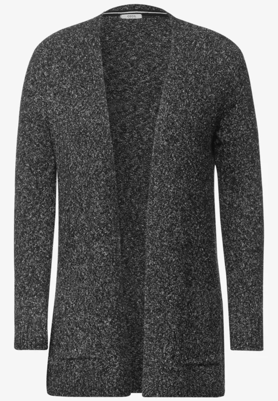 Bouclé cardigan Black