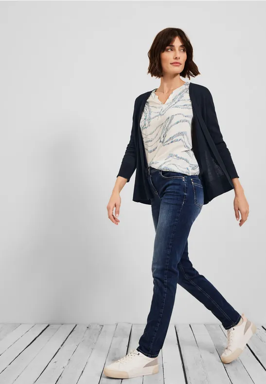 Cardigan basique deep blue
