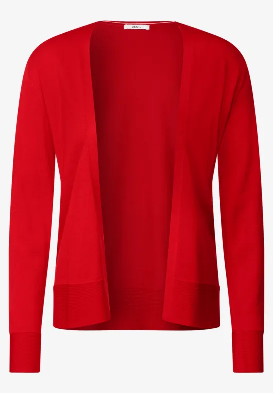 Cardigan basique strong red