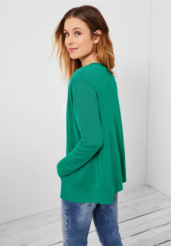 Cardigan basique smaragd green