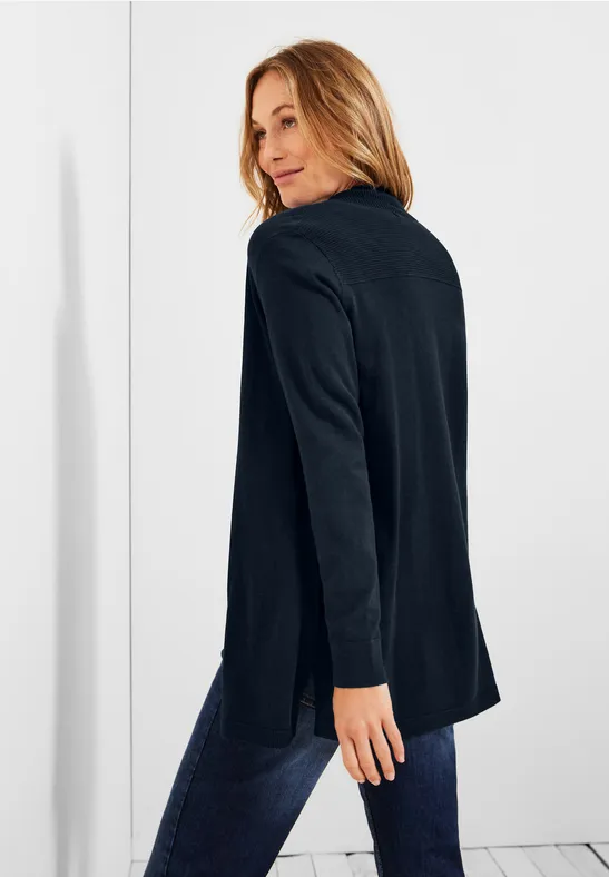 Basic cardigan deep blue