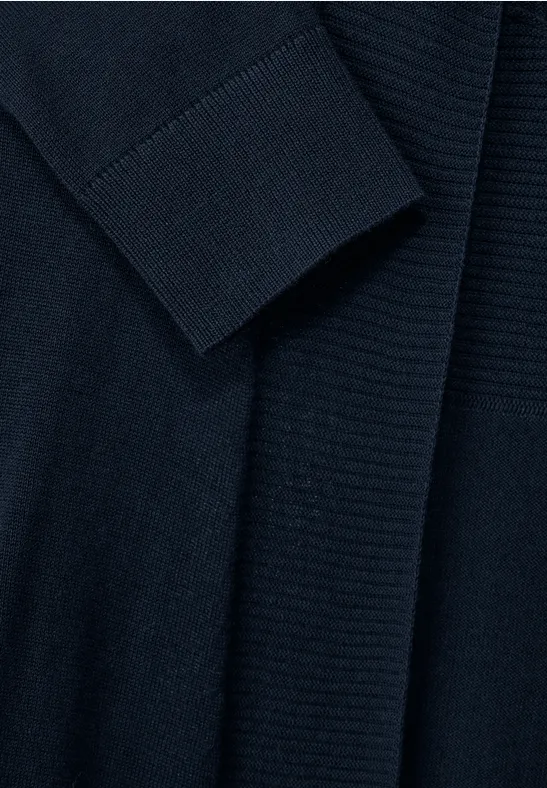 Basic cardigan deep blue