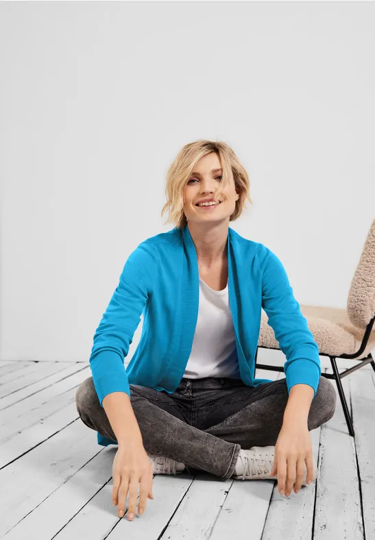 Basic Cardigan club blue