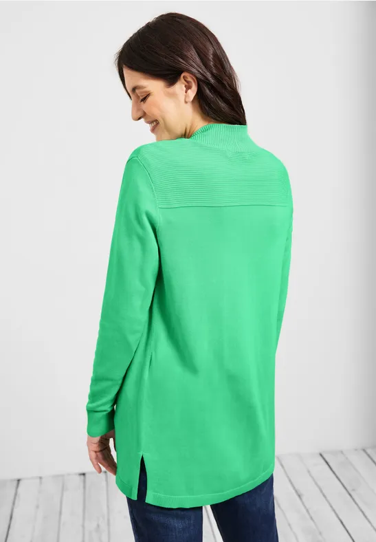 Basic cardigan smash green