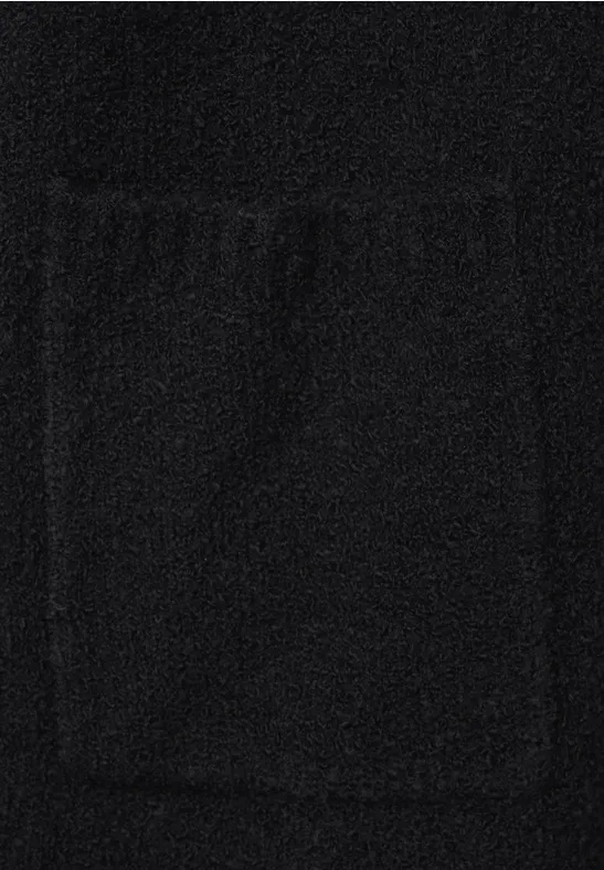 Bouclé Cardigan Black