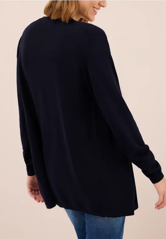 Offene Strickjacke urban dark blue