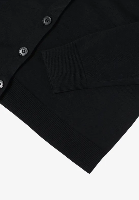 V-hals vest Black