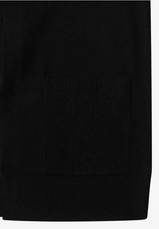 Open Cosy vest Black
