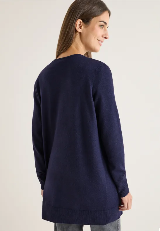 Offener Cosy Cardigan urban dark blue