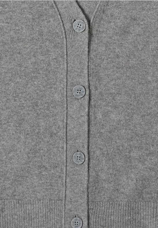 Softer V-Neck Cardigan sporty grey melange