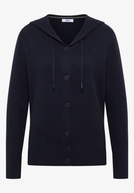Cardigan mit Kapuze urban dark blue