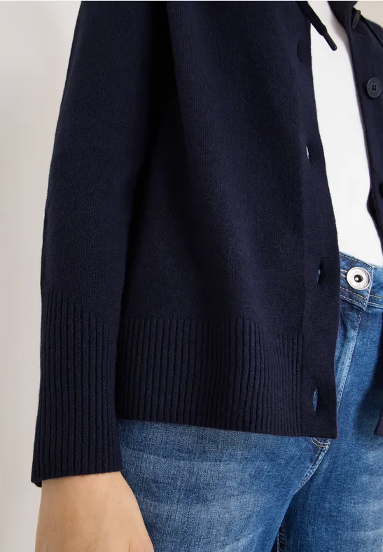Cardigan mit Kapuze urban dark blue