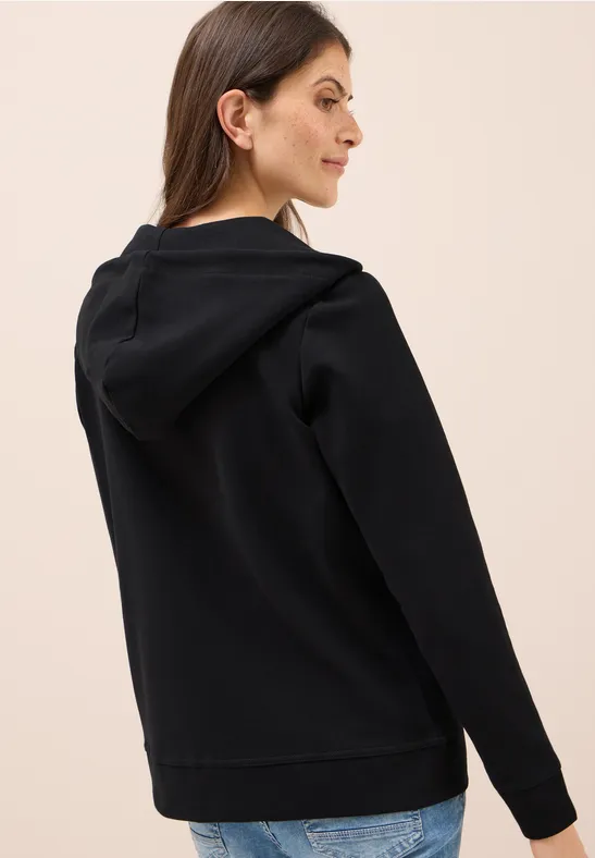 Veste sweat structurée Black