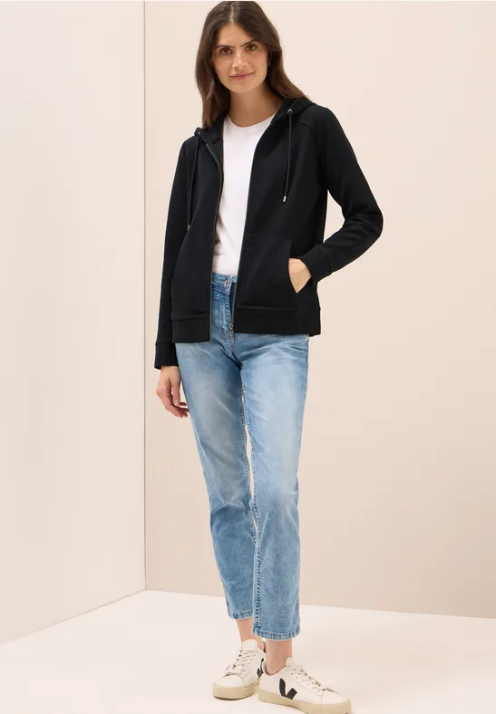 Veste sweat structurée Black