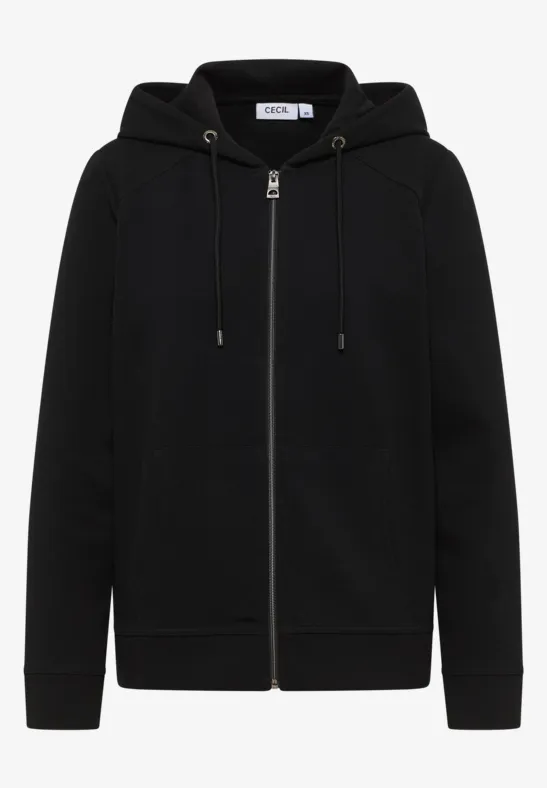 Veste sweat structurée Black