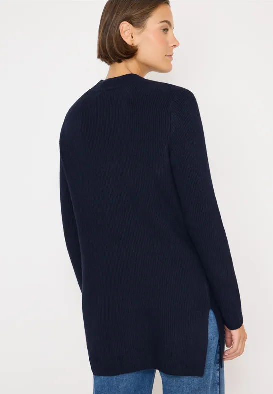 Offener Struktur-Cardigan urban dark blue
