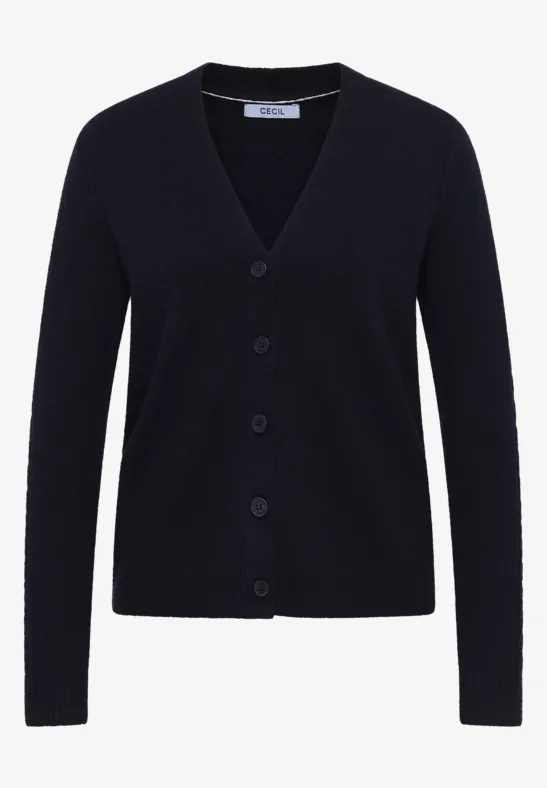 Cardingan mit Strickdetails urban dark blue