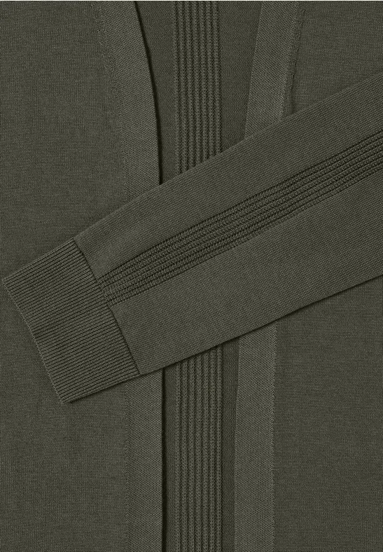 Lang basisvest khaki