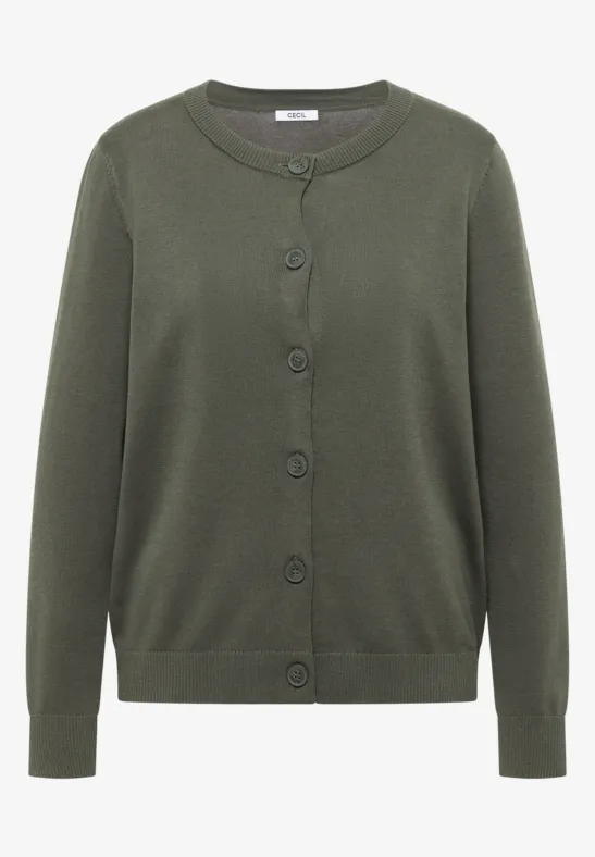 Basic Cardigan khaki