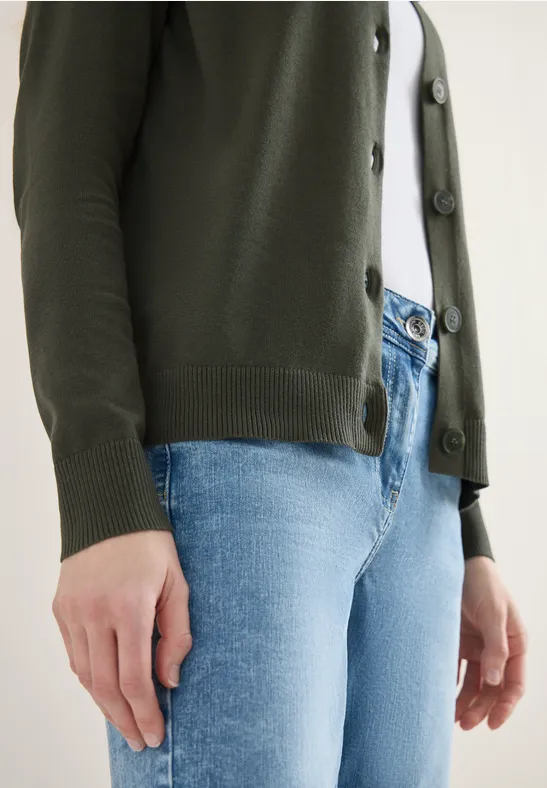 Basic Cardigan khaki