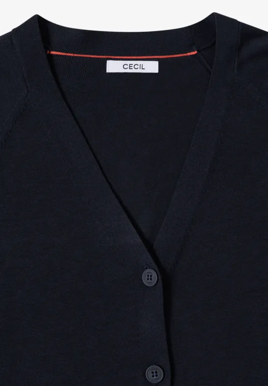 Basic Cardigan universal blue