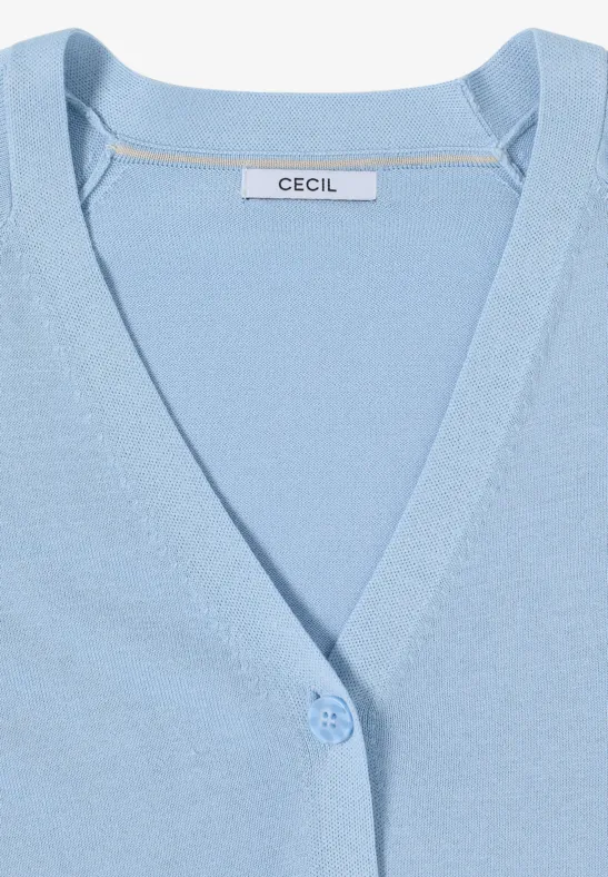Basic Cardigan light sky blue