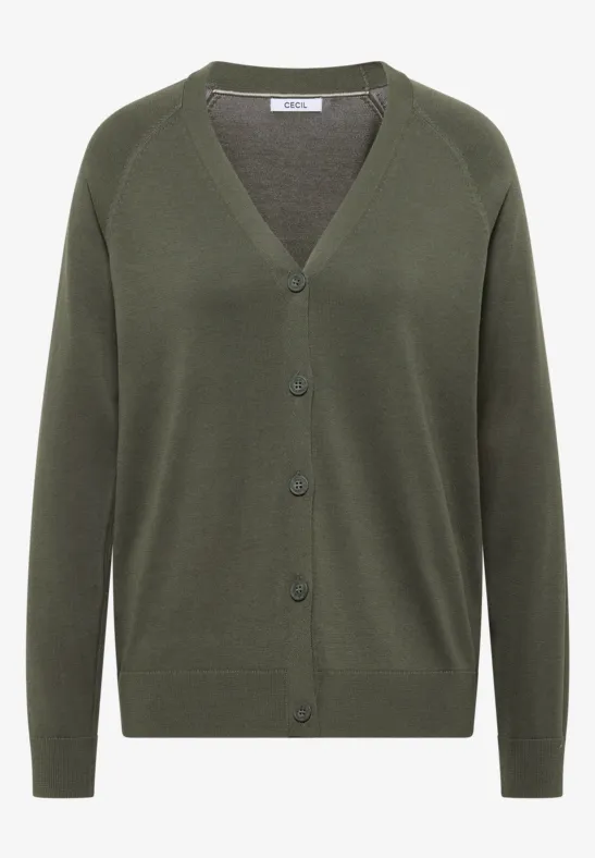 Basic Cardigan khaki