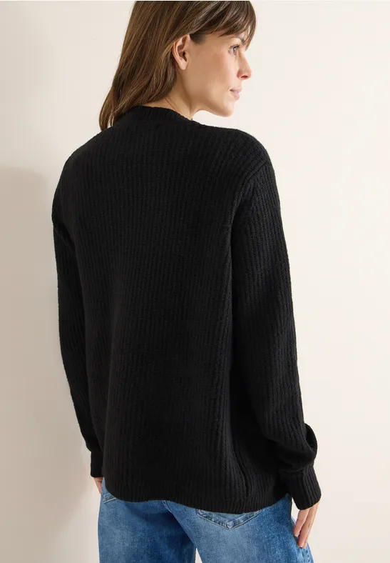 Cardigan mit Struktur Black