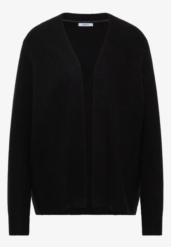 Cardigan mit Struktur Black