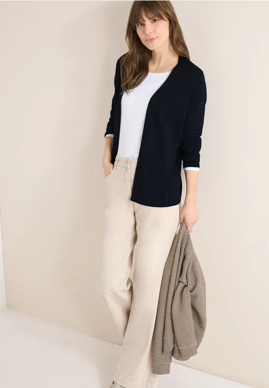 Basic Cardigan universal blue