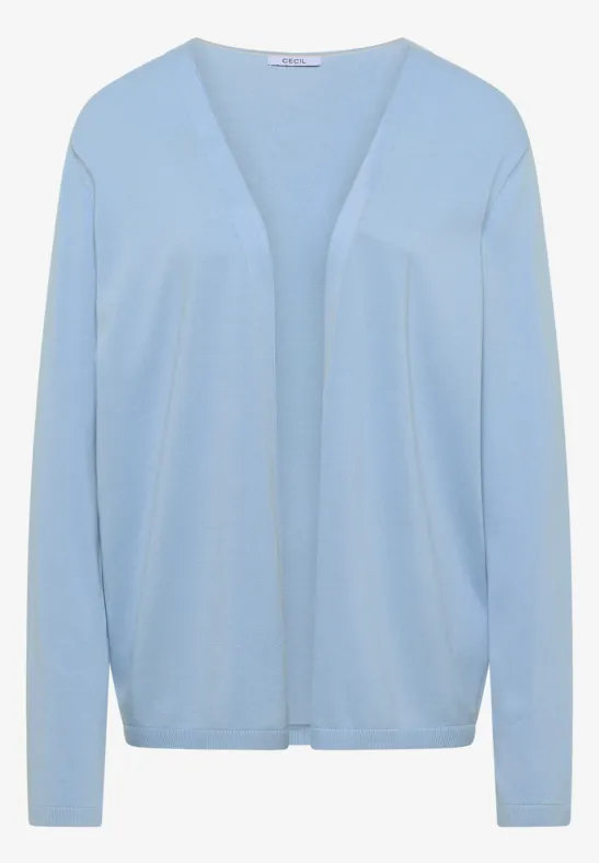 Basic Cardigan light sky blue