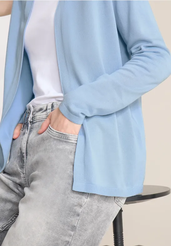 Basic Cardigan light sky blue