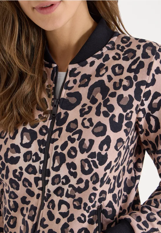 Leo Sweatblouson urban taupe