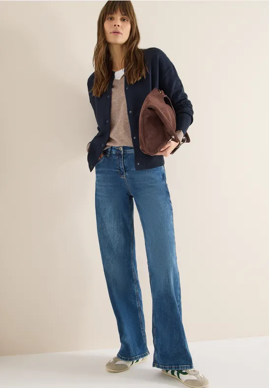 Cardigan collège cosy universal blue