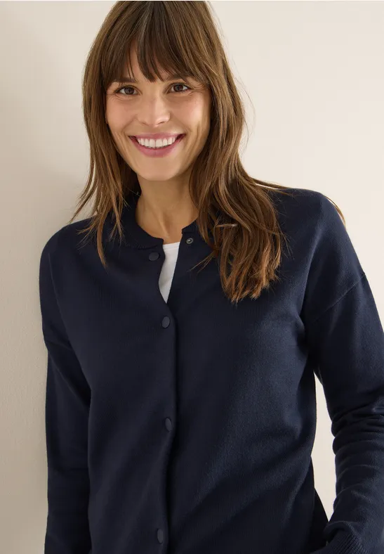 Cardigan collège cosy universal blue