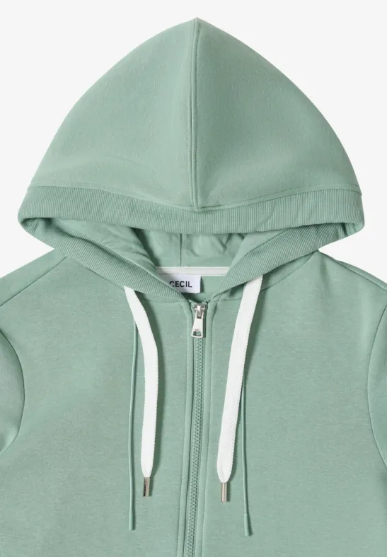 Hoodie Jacke smoke salvia