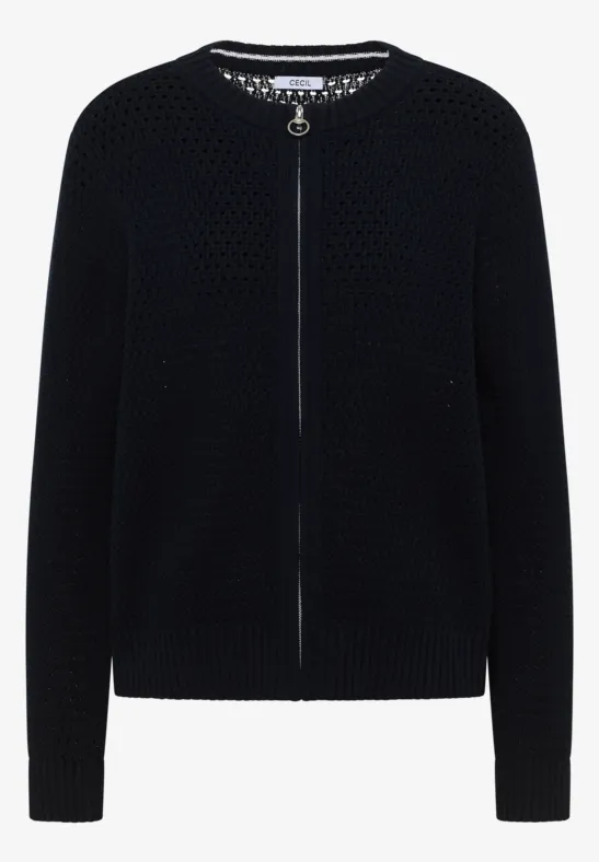 Gehaakt vest universal blue